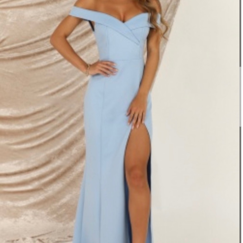 Light Blue Showpo Dress